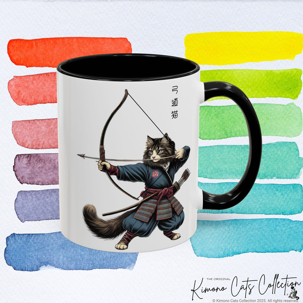 Kyudo Cat Mug