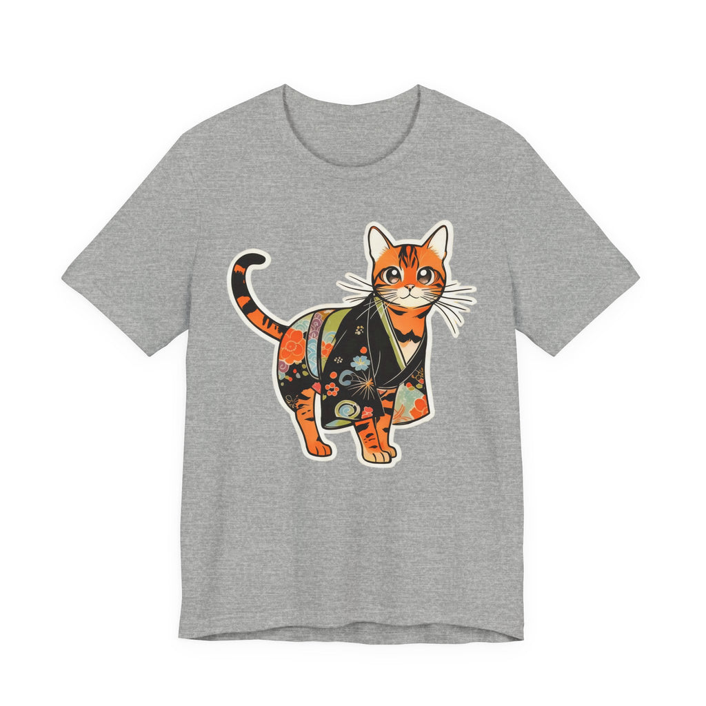 Kawaii Kimono Cat Shirt Japan Gift Tee