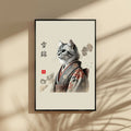 Yukinishiki - Snow Brocade Cat Wall Art