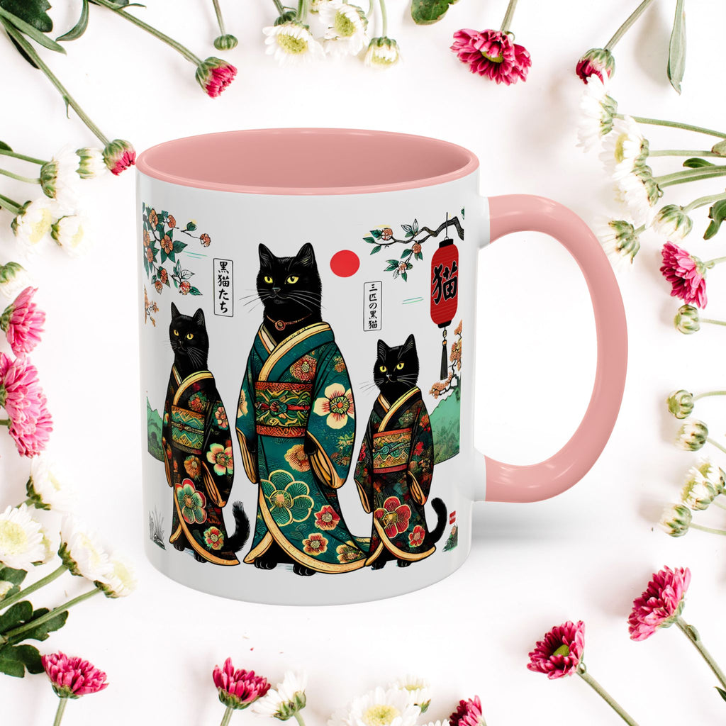 Black Cats Mug, 11-15oz
