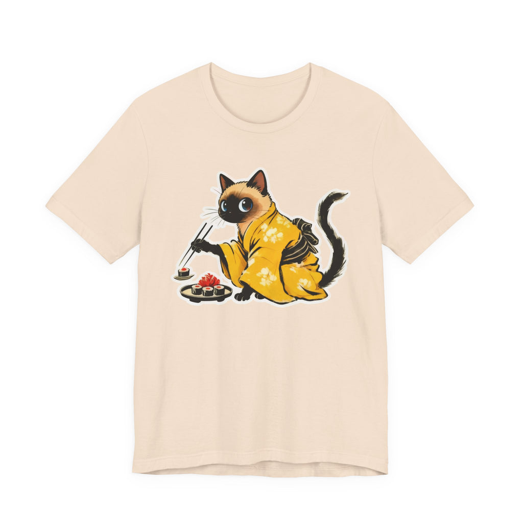 Kawaii Sushi Cat Tee - Japanese Cat Shirt