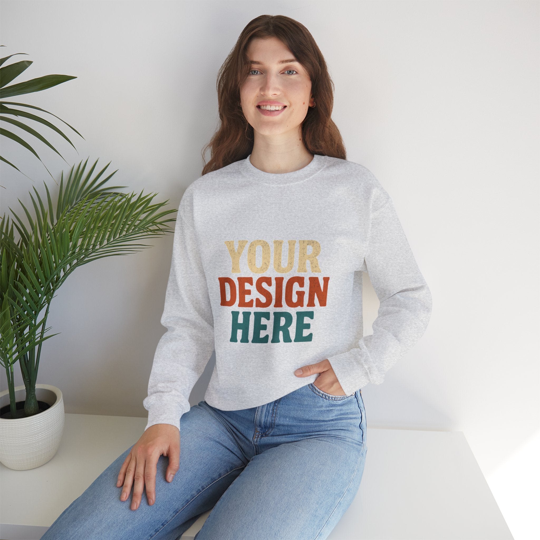 Custom Image Sweatshirt – Your Art, Photo, or Design Printed