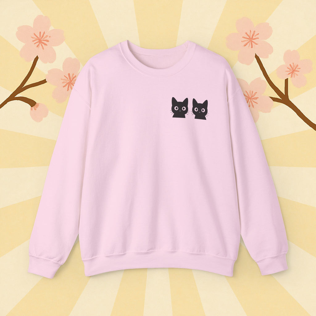 Black Cats Unisex Sweatshirt - Cat Lover Sweater
