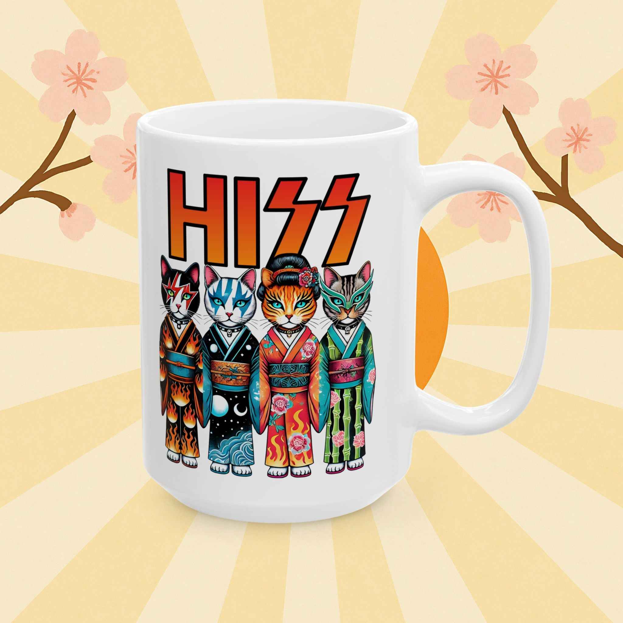 HISS Funny Cats Mug (11oz, 15oz)