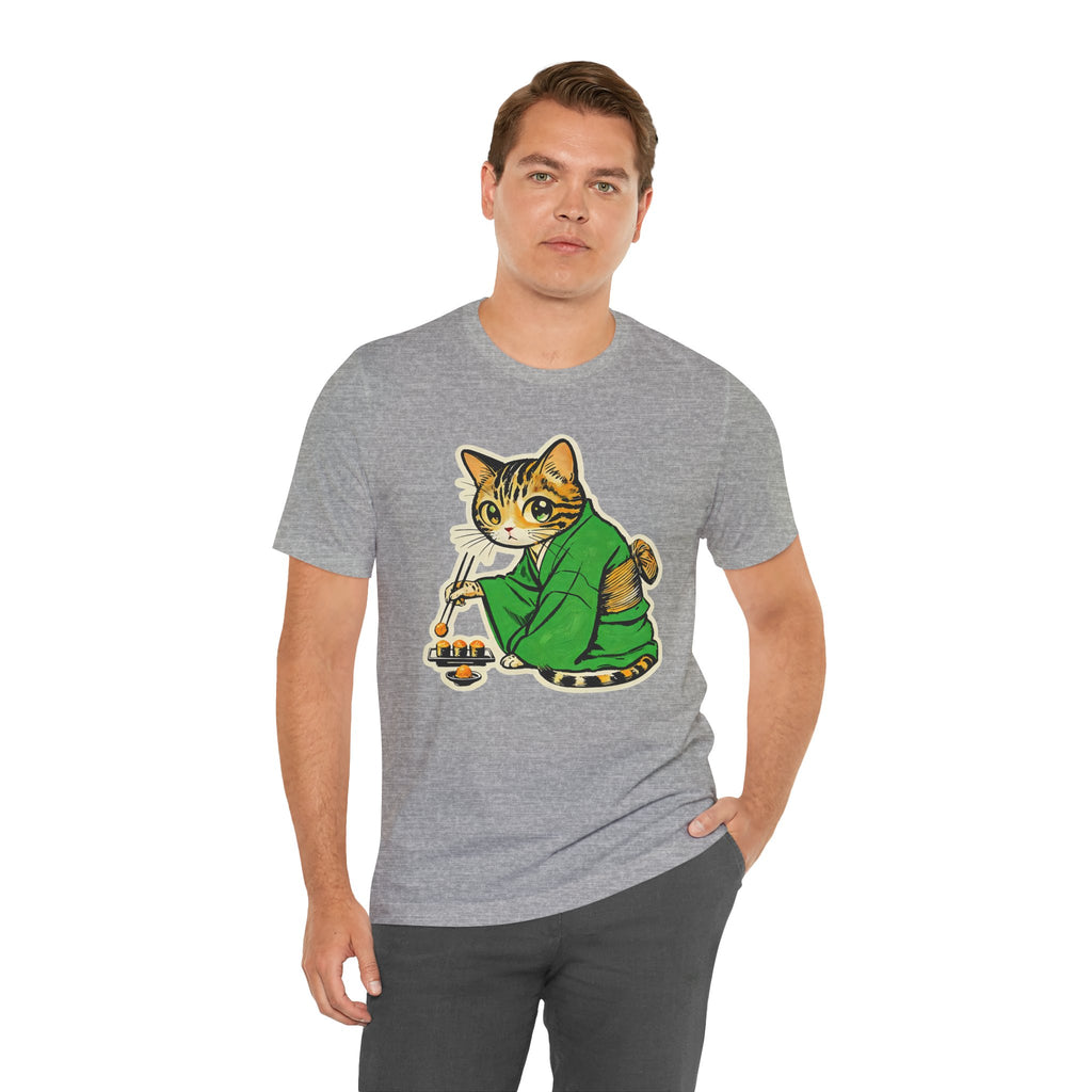 Kawaii Bengal Kimono Cat Shirt  Sushi Cat Tee