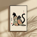 Sakura Mau - Fortune Kimono Cat Wall Art