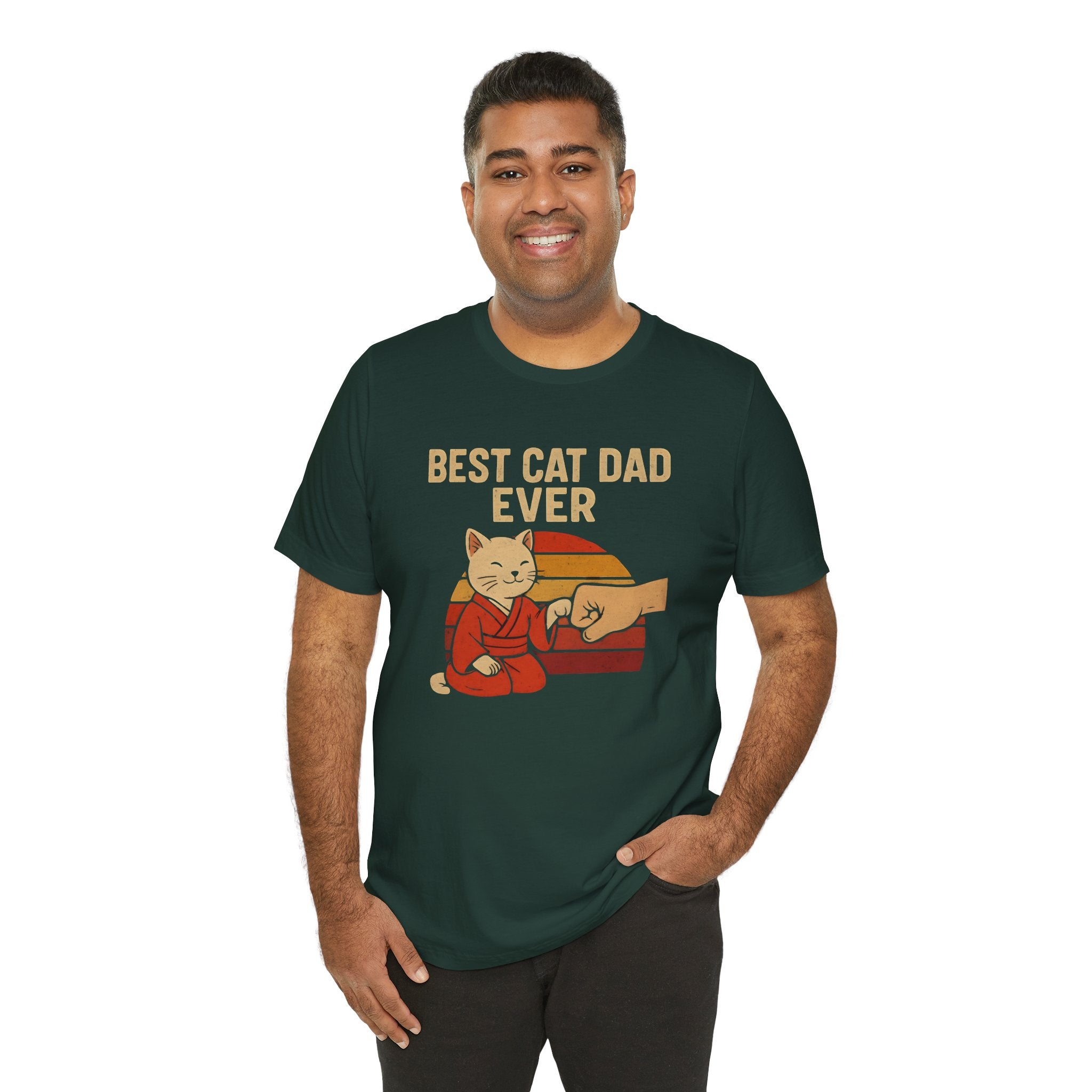 Best Cat Dad Ever Tee – Unisex