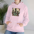 Black Kitty Cats in Kimonos Hoodie