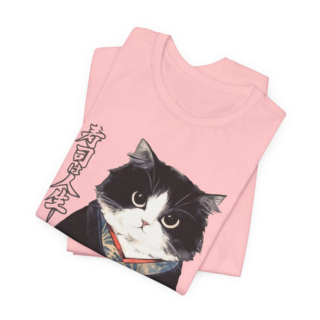 Japanese Neko Cat Tee | Cat in Kimono Shirt