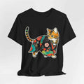 Japanese Kawaii Cat Shirt Quiet Cute Kimono Tee