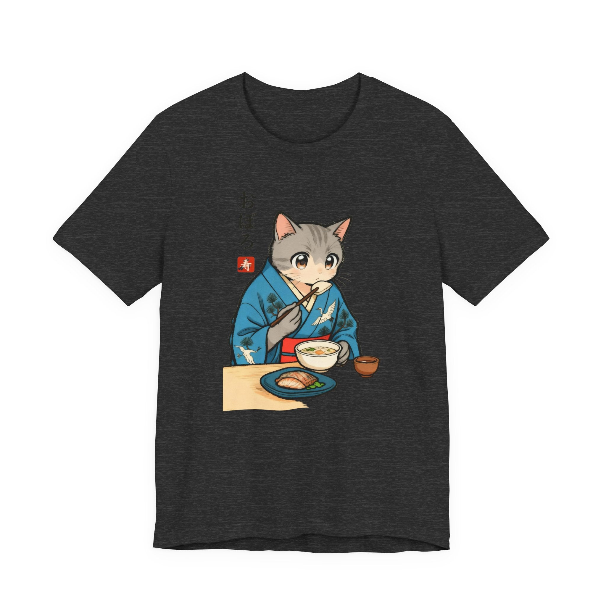 Noodle Kimono Cat Shirt - Japanese Comfort Meal Cat Tee