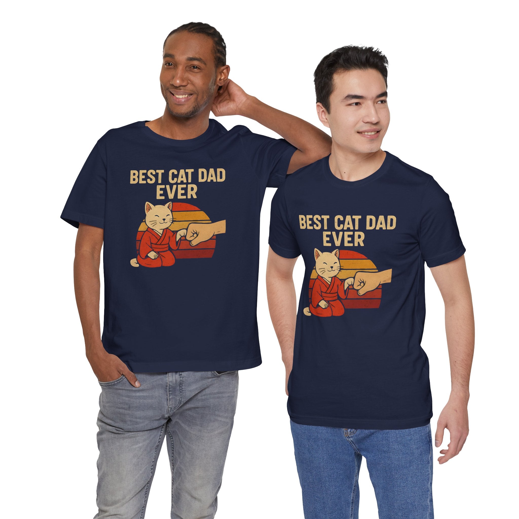 Best Cat Dad Ever Tee – Unisex