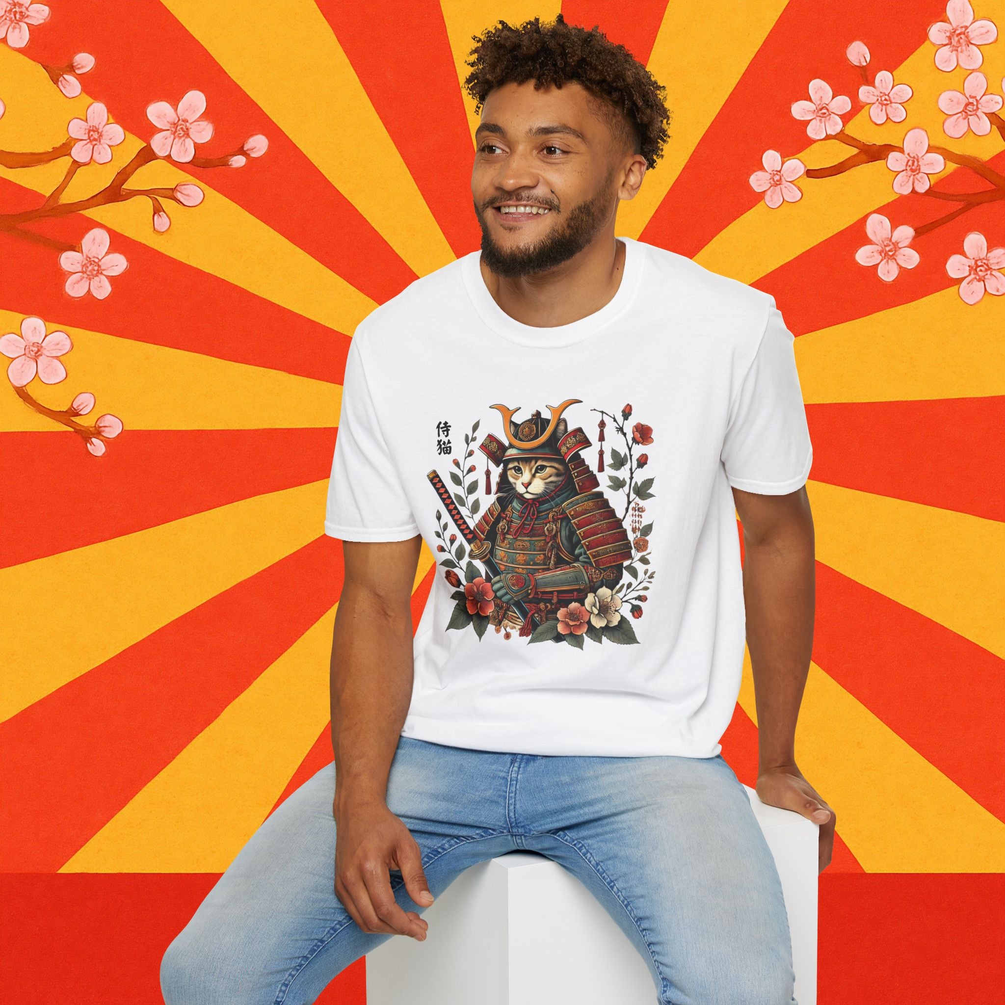 Samurai Cat T-Shirt, Unisex