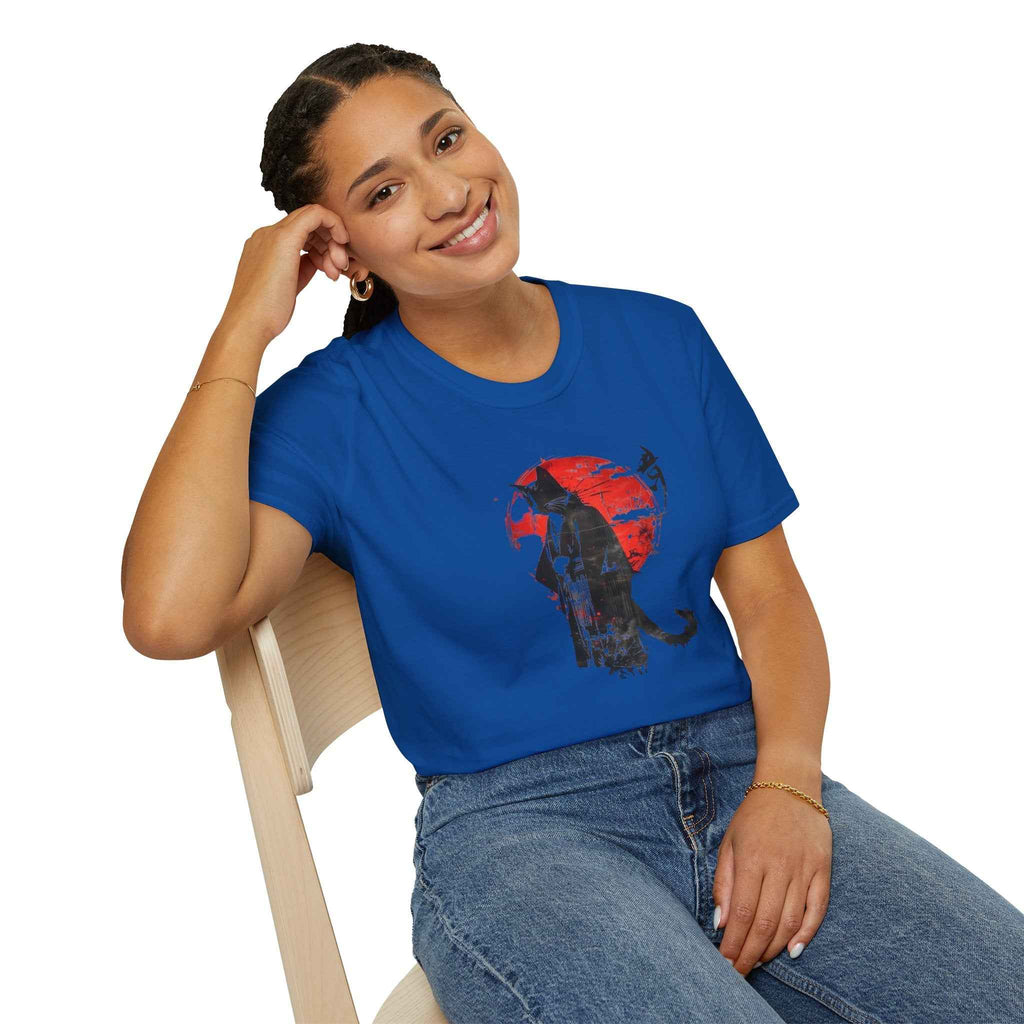 Samurai Cat Japanese Art T-Shirt