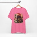 Black Maneki Neko T-Shirt — Lucky Cat Japanese Retro Graphic Tee
