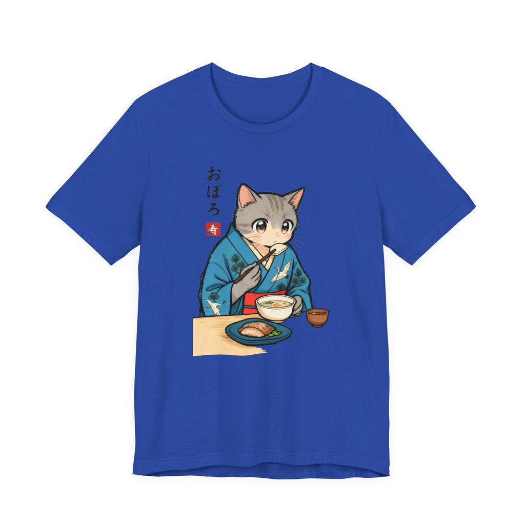 Noodle Kimono Cat Shirt - Japanese Comfort Meal Cat Tee