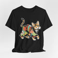 Zen Cat Shirt Japanese Gift Tee, Kimono Cat Bengal