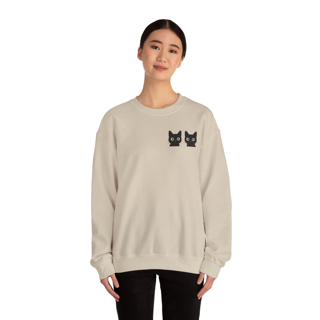 Black Cats Unisex Sweatshirt - Cat Lover Sweater
