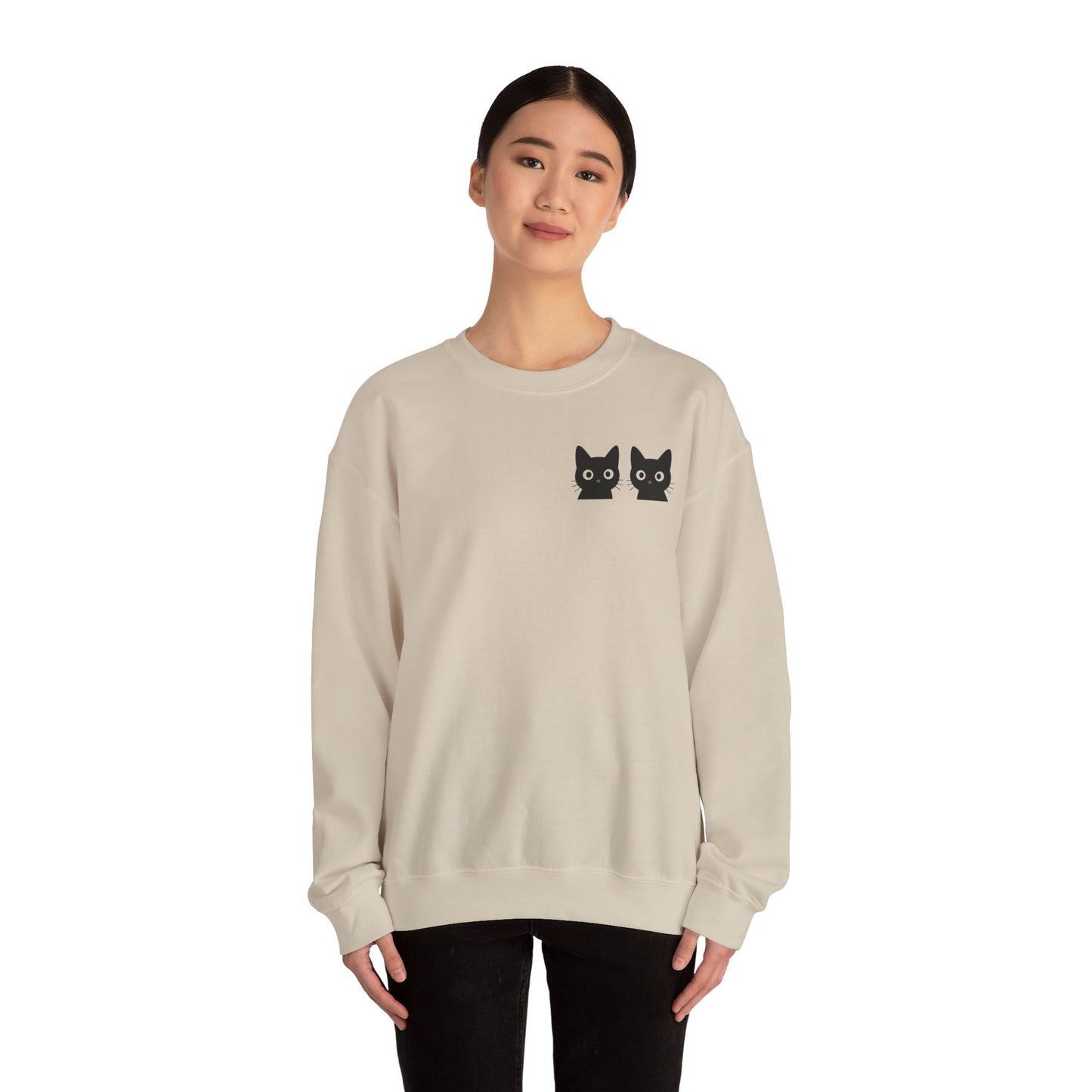 Black Cats Unisex Sweatshirt - Cat Lover Sweater