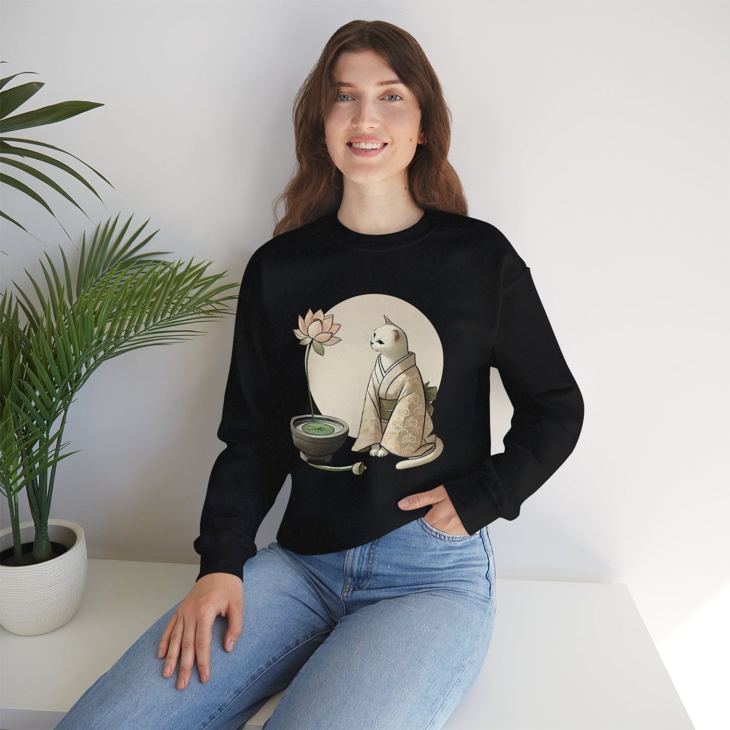 Geisha Cat Sweatshirt
