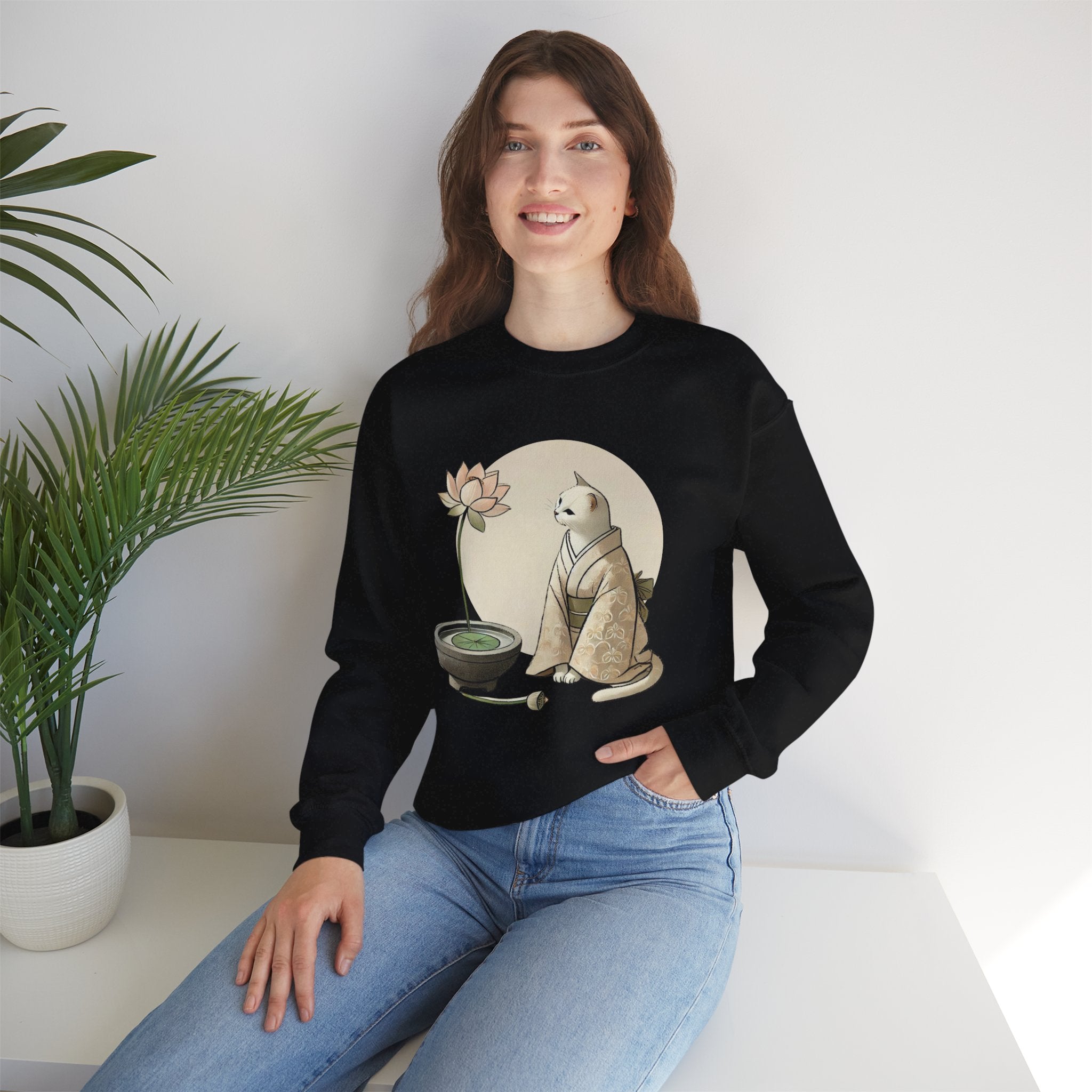 Geisha Cat Sweatshirt
