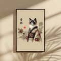 雪影 (Yukikage) – Snow Shadow Cat Wall Art