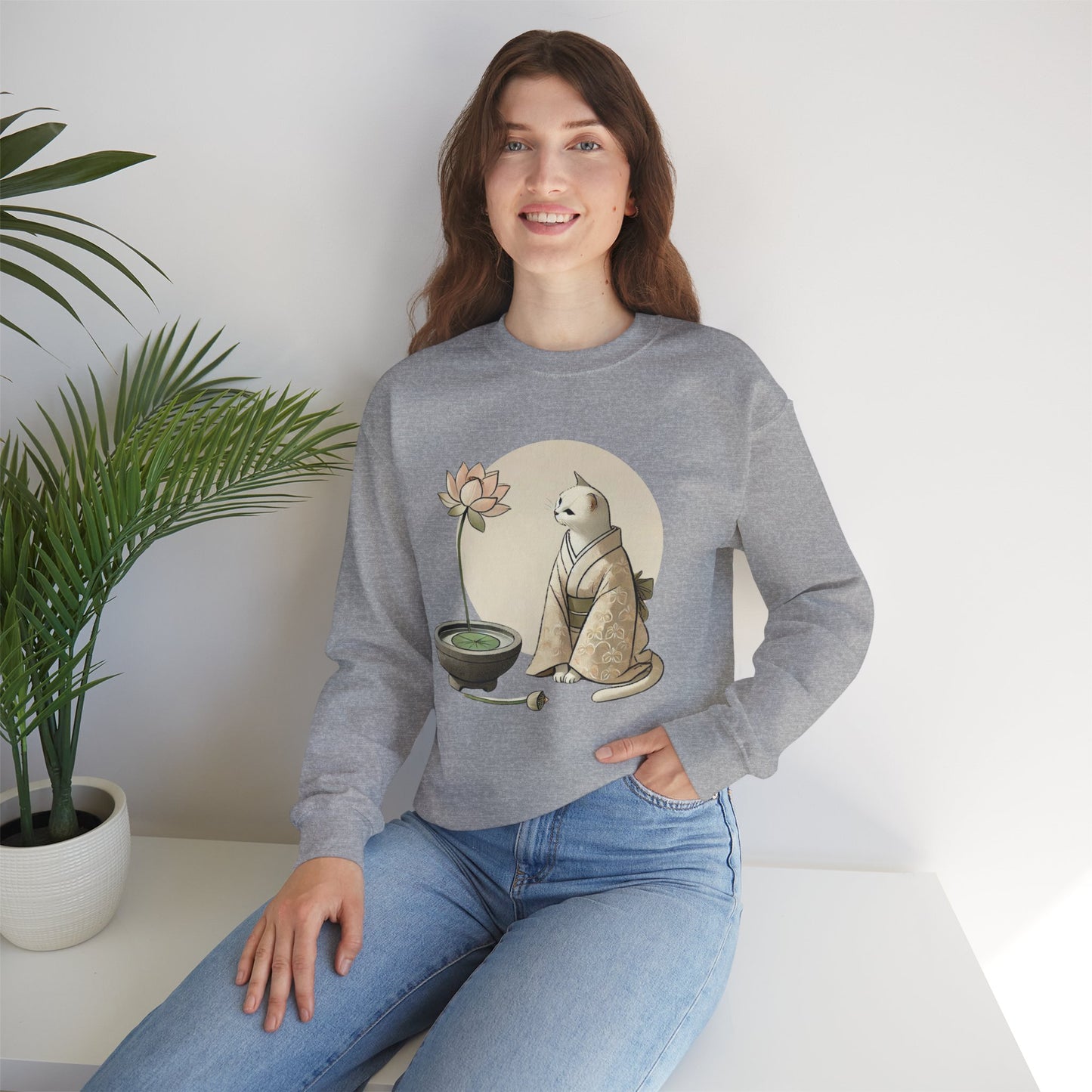 Geisha Cat Sweatshirt