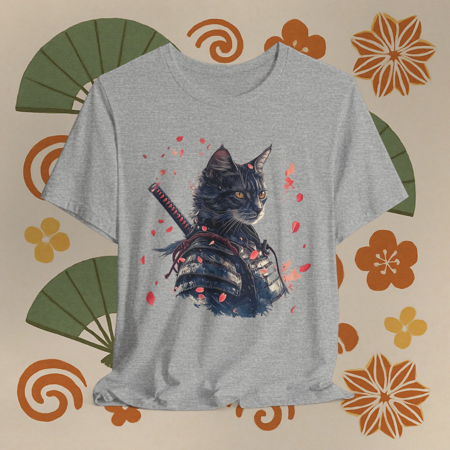 Samurai Cat Warrior Tee - Unisex