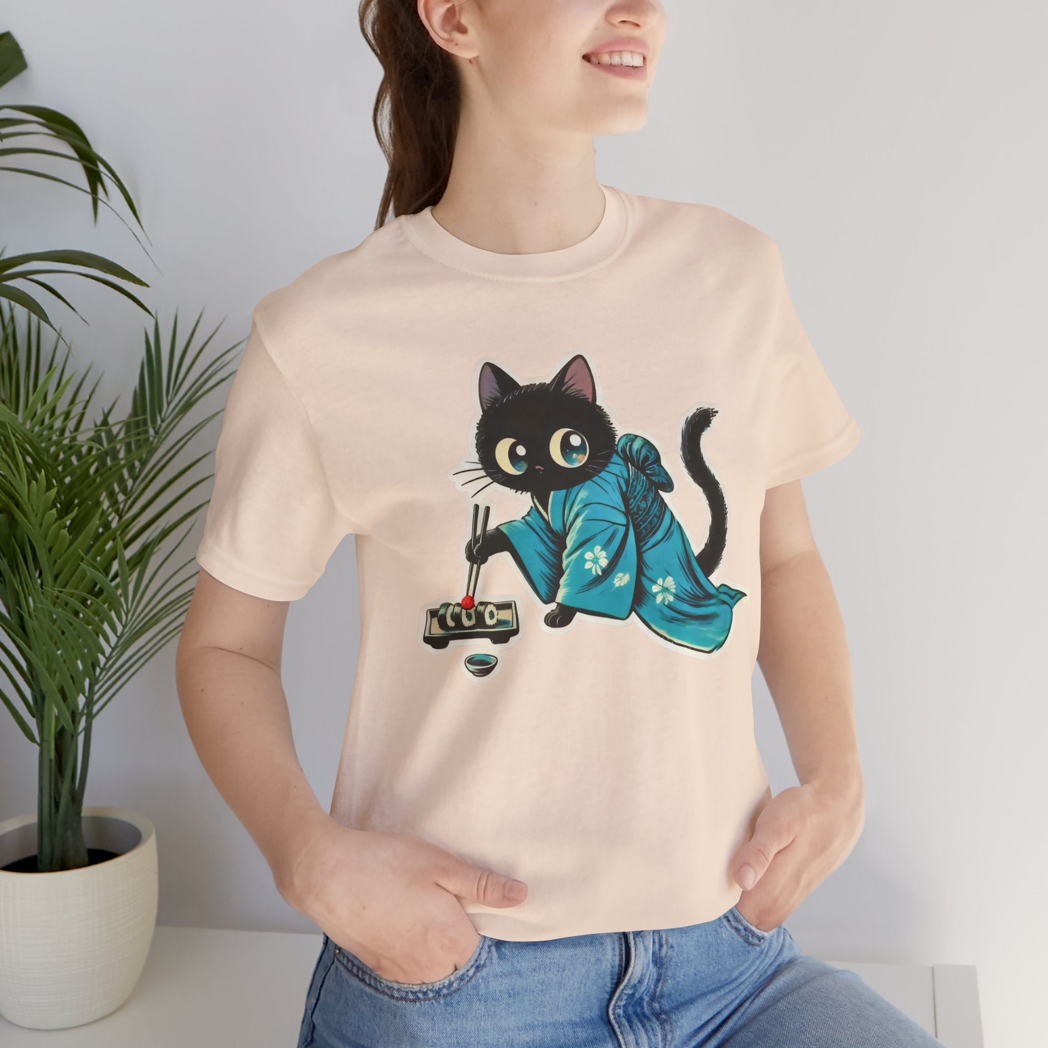 Sushi Cat Shirt - Japanese Kawaii Cat Tee