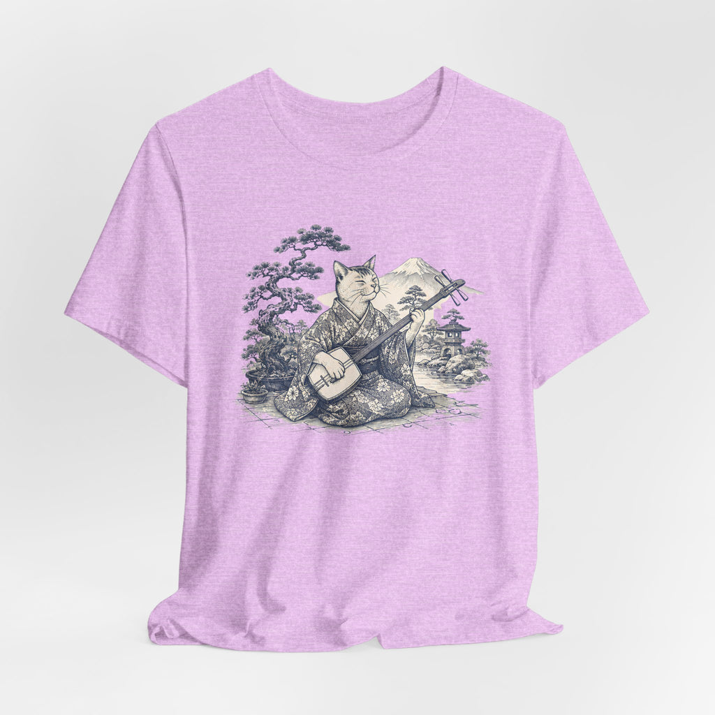 Foxy Banjo Graphic Tee — Vintage Fox Playing Banjo Nature T-Shirt