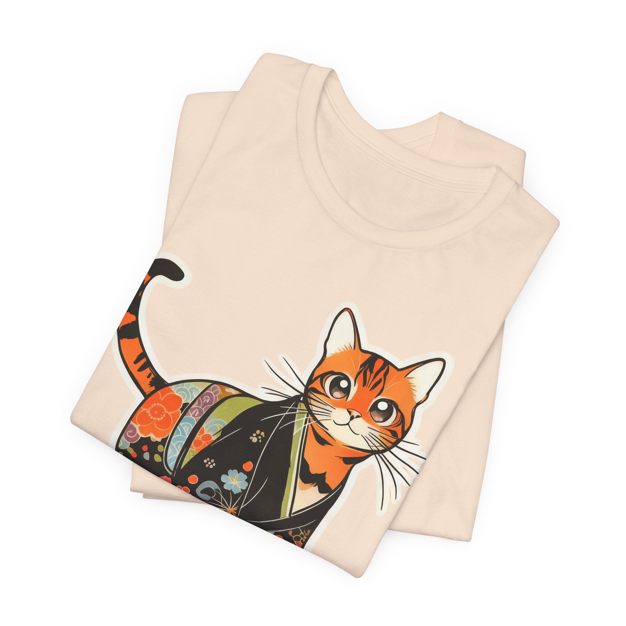 Kawaii Kimono Cat Shirt Japan Gift Tee