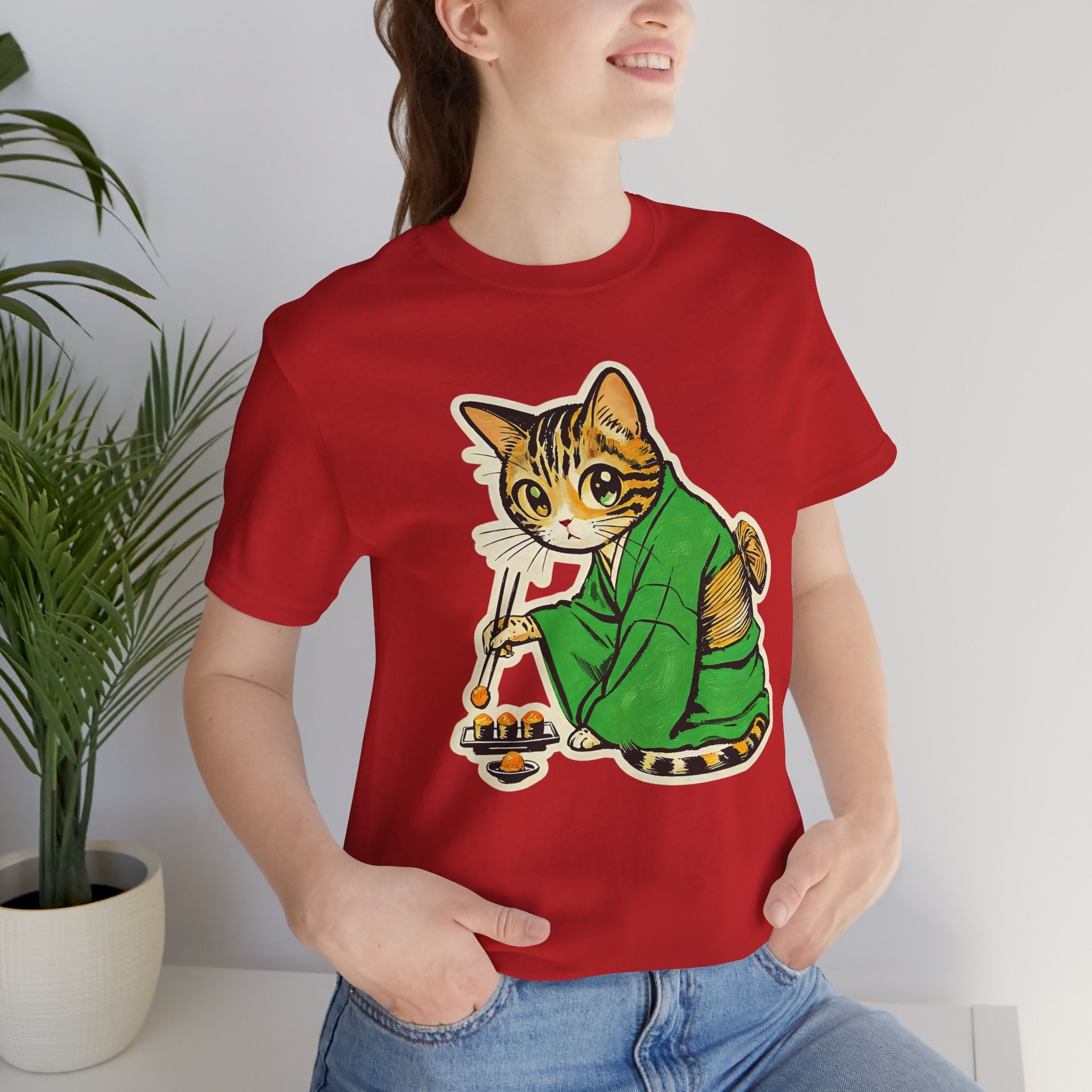 Kawaii Bengal Kimono Cat Shirt  Sushi Cat Tee