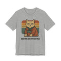 Resting Delighted Face - Grumpy Kimono Cat Vintage T-Shirt