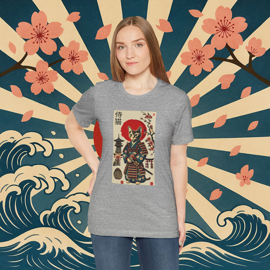 Samurai Neko Stormclaw – Unisex T-Shirt