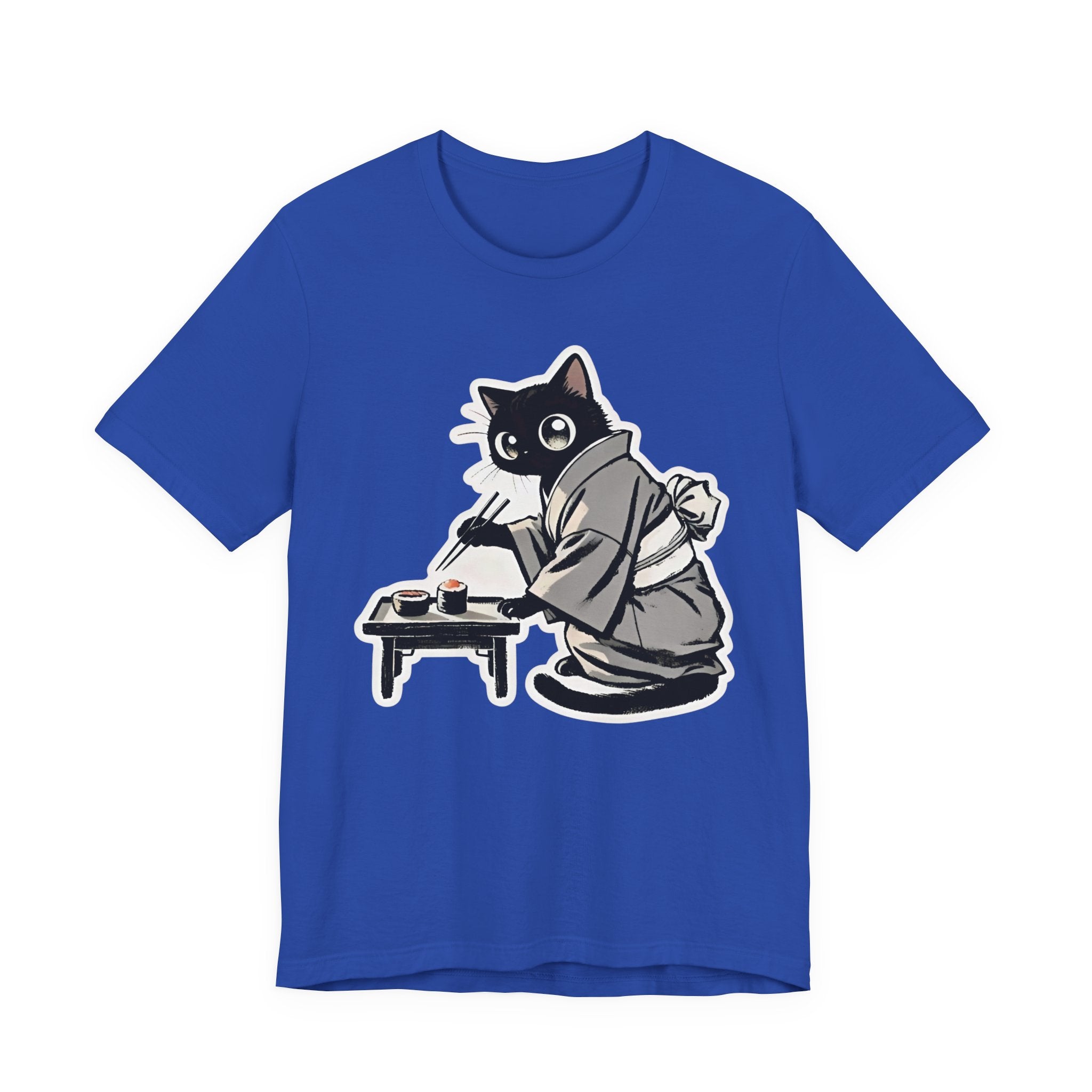 Sushi Cat T-Shirt | Adorable Japanese Cat in Kimono Design - Kimono Cats Collection