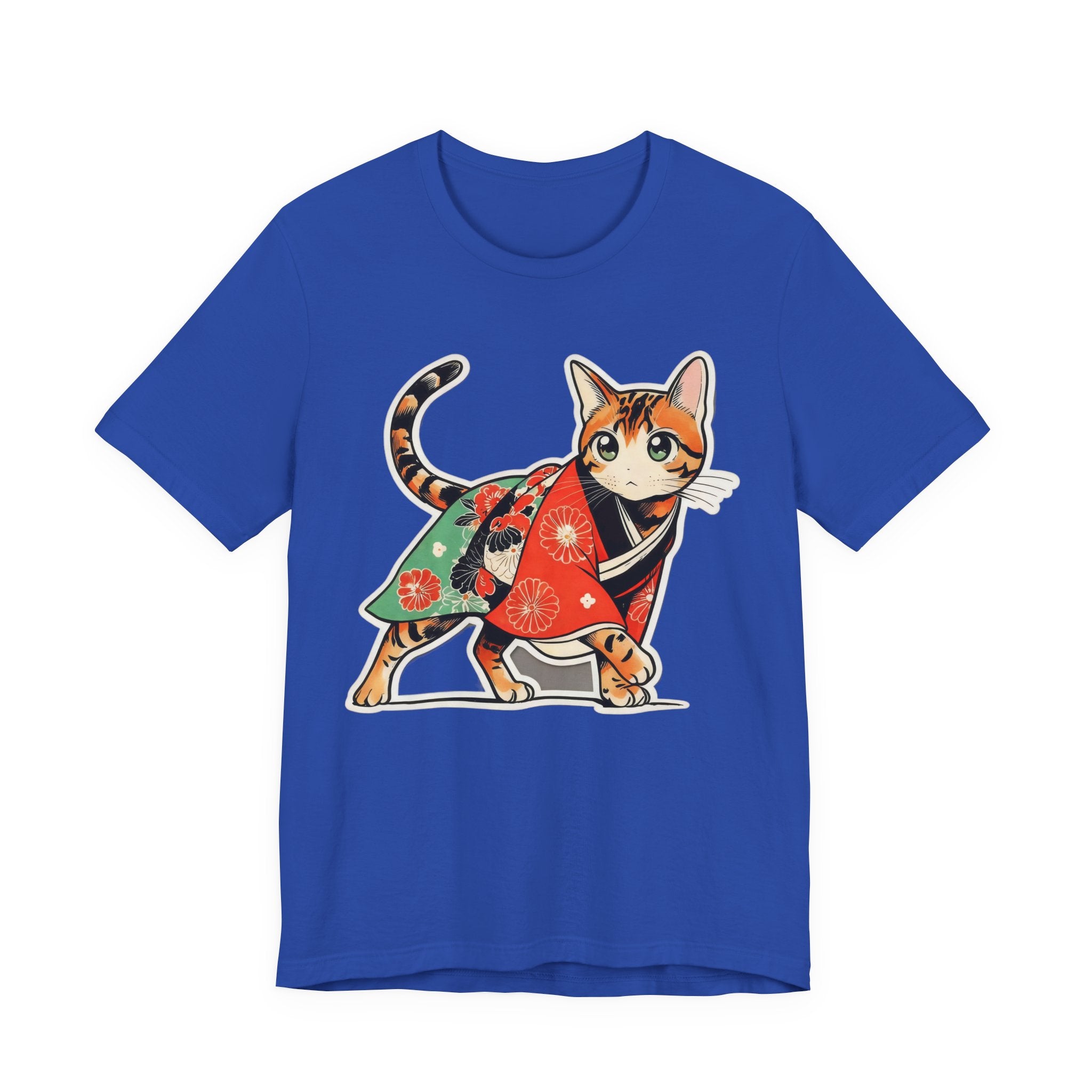 Japanese Kimono Cat Shirt Soft Calm Tee