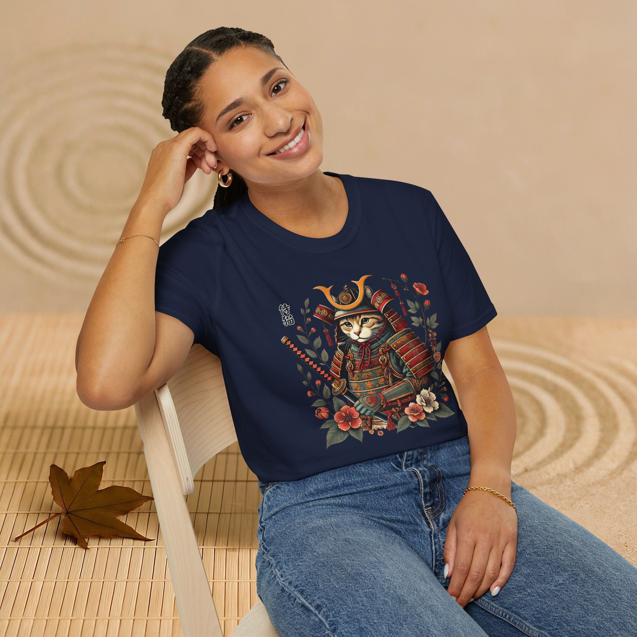 Samurai Cat T-Shirt, Unisex