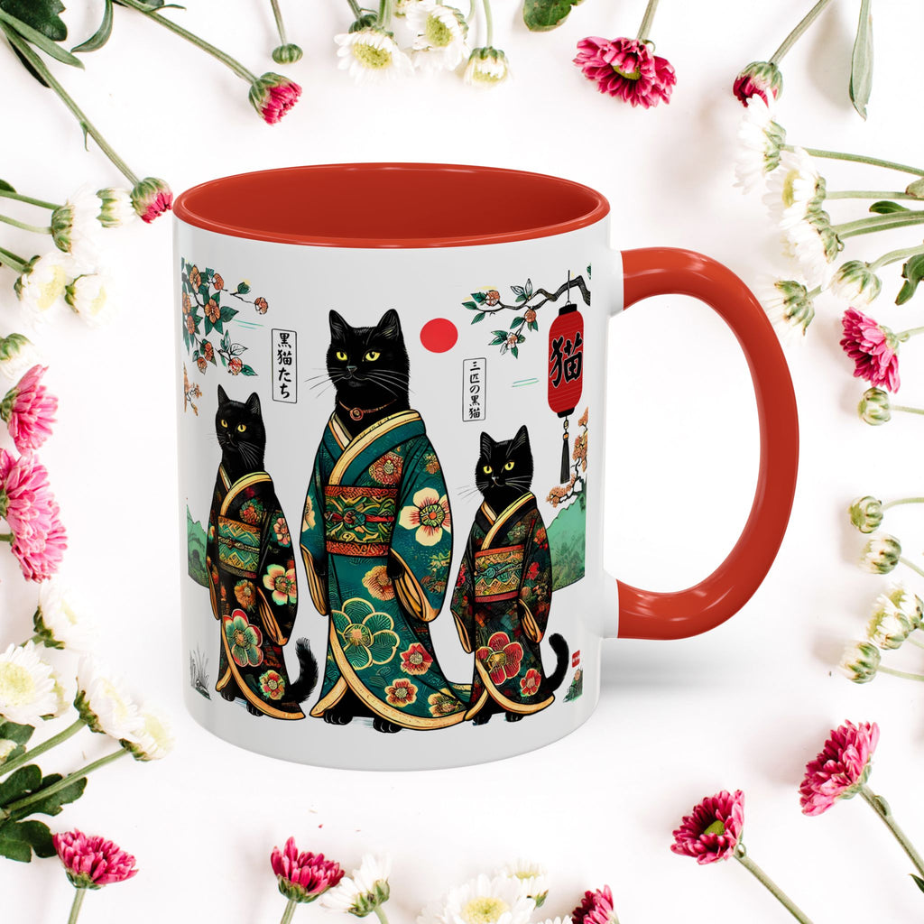 Black Cats Mug, 11-15oz