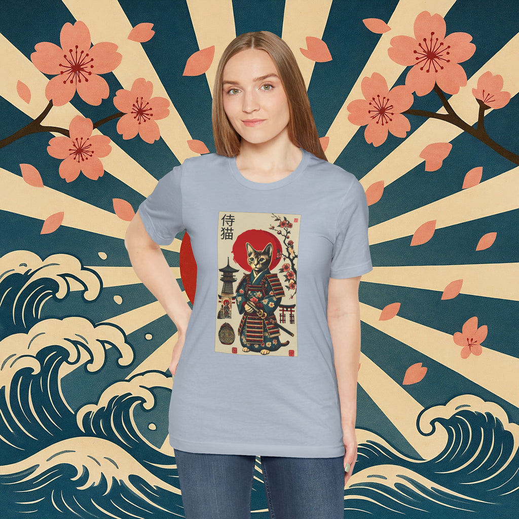 Samurai Neko Stormclaw – Unisex T-Shirt