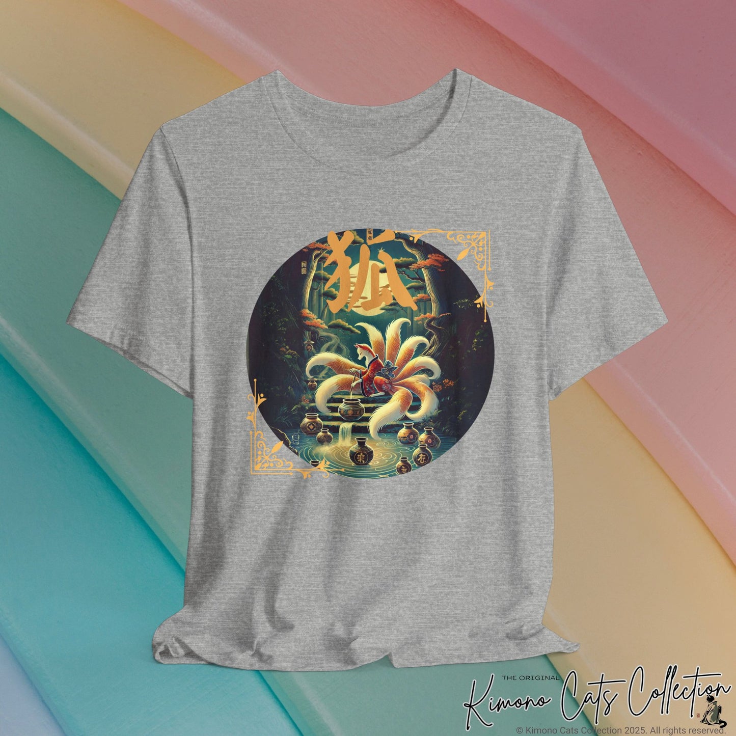 Kitsune Yokai T-Shirt – Mystical Japanese Folklore Spirit Fox