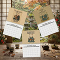 Quirky Quotes by Cats in Kimonos Wall Calendar 2026