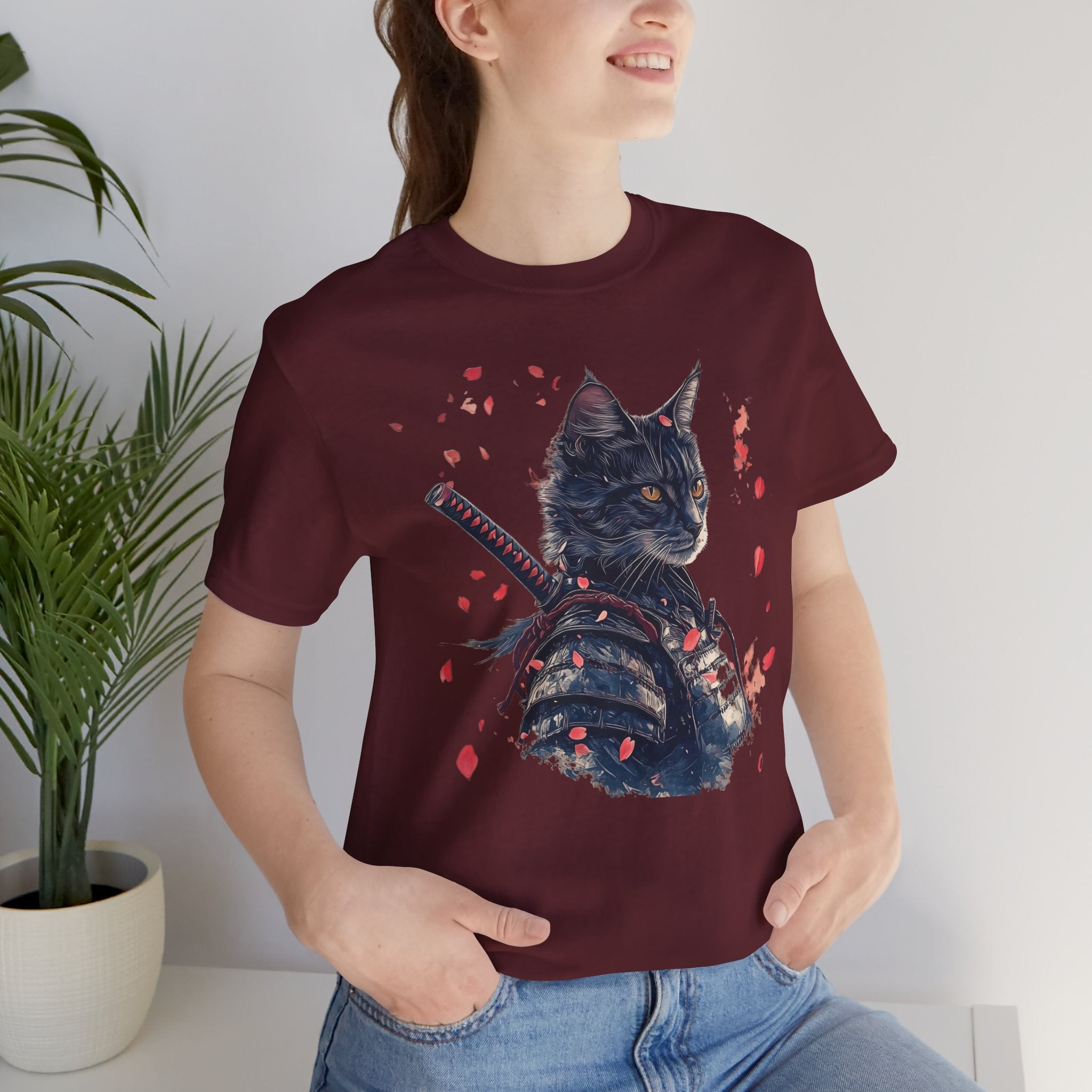 Samurai Cat Warrior Tee - Unisex