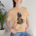 Cozy Black Cat Reader Tee - Unisex