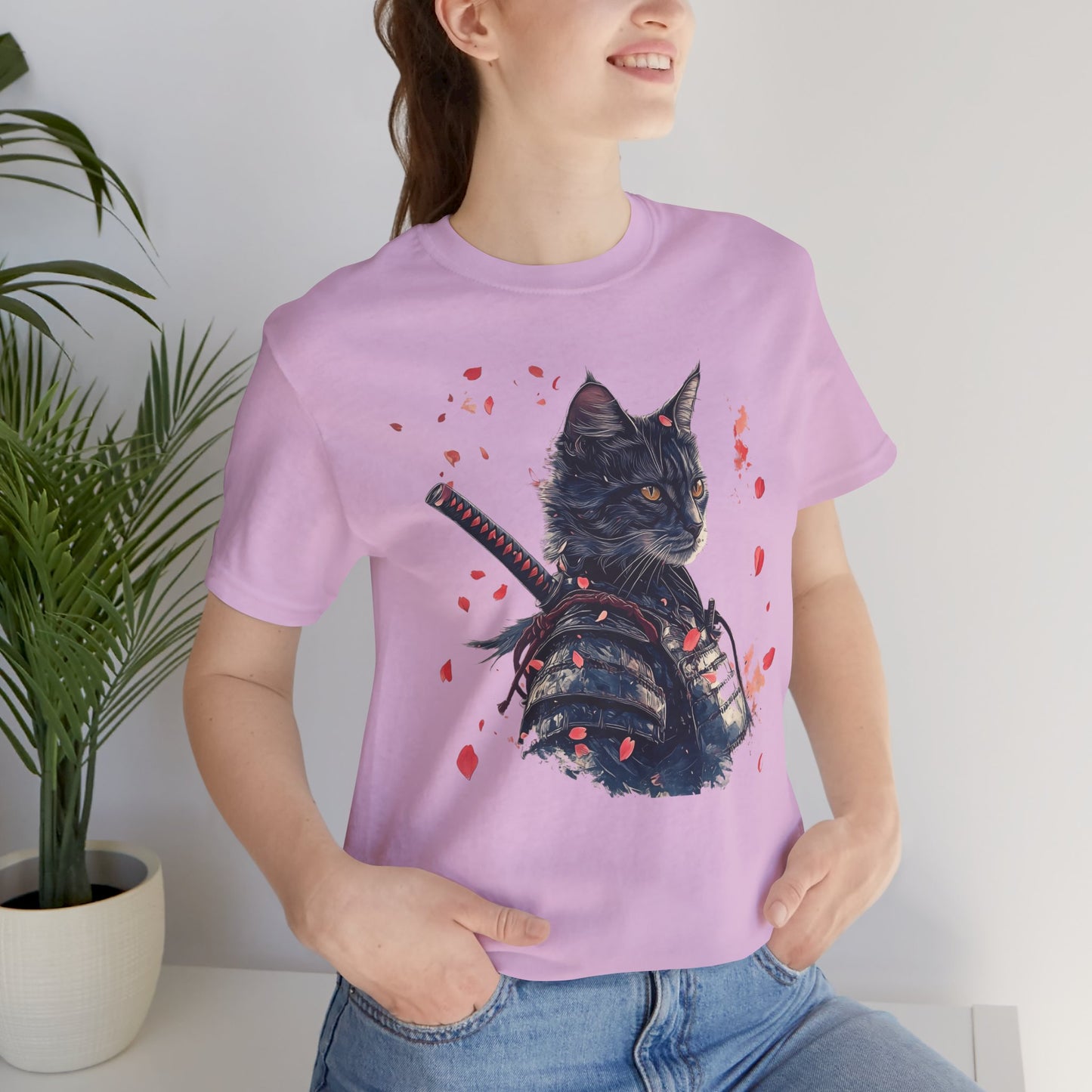 Samurai Cat Warrior Tee - Unisex