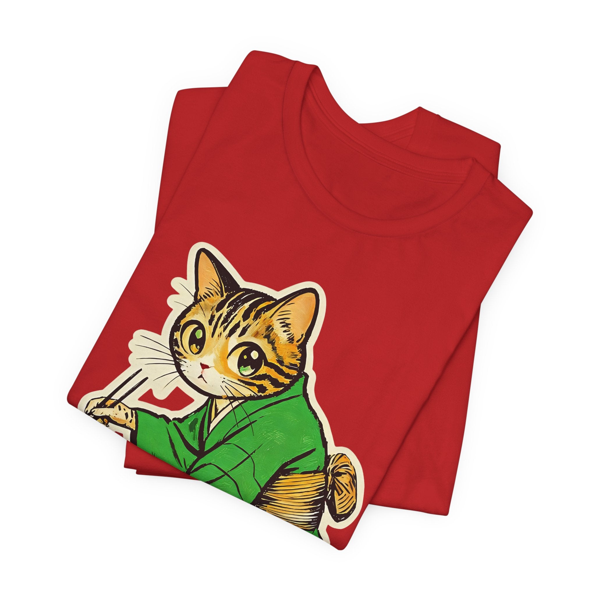 Kawaii Bengal Kimono Cat Shirt  Sushi Cat Tee
