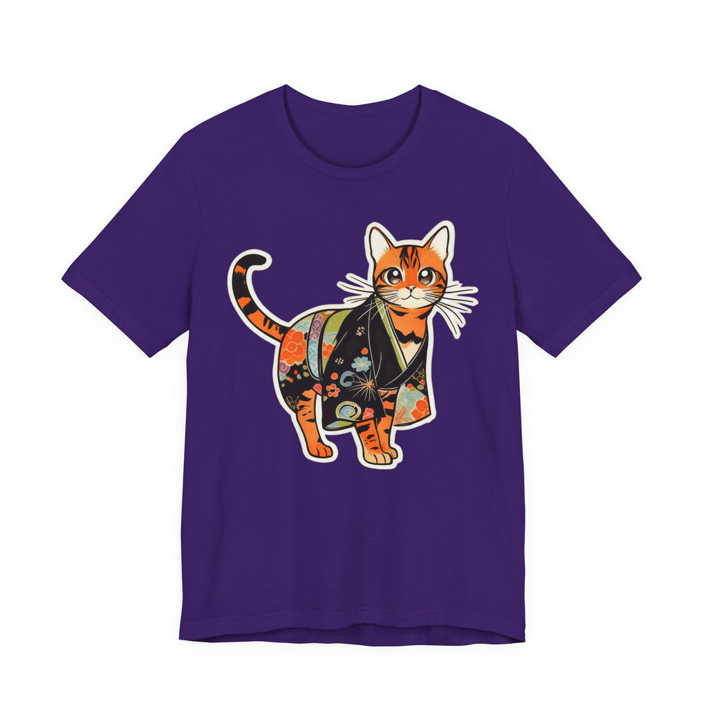 Kawaii Kimono Cat Shirt Japan Gift Tee