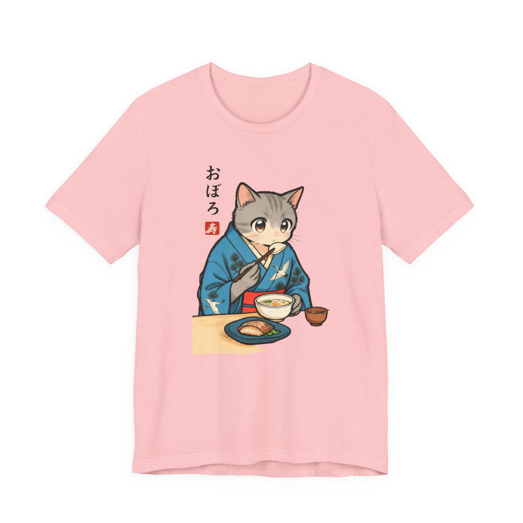 Noodle Kimono Cat Shirt - Japanese Comfort Meal Cat Tee
