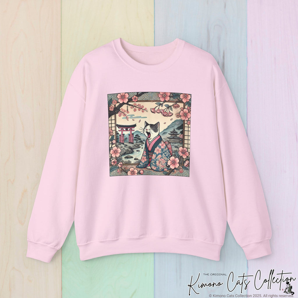 Cute Geisha Cat Sweatshirt