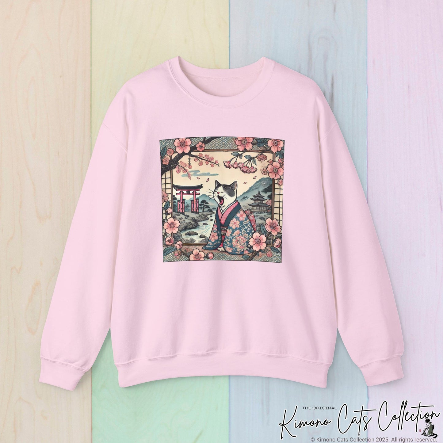 Cute Geisha Cat Sweatshirt