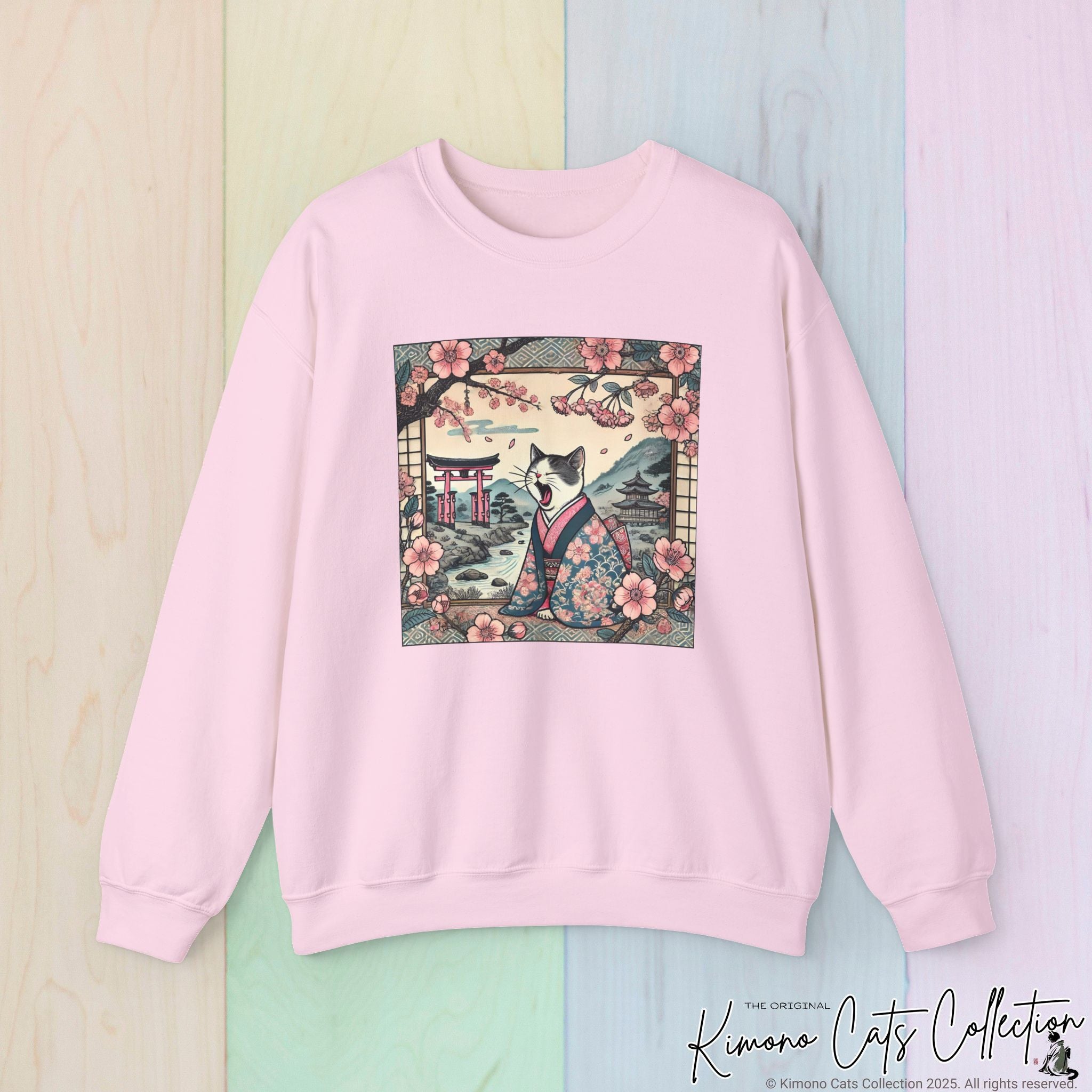 Cute Geisha Cat Sweatshirt